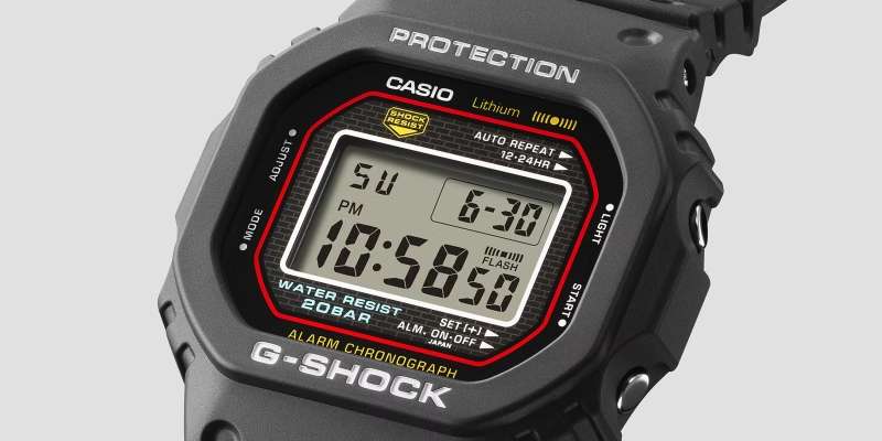 Casio представила новую версию самых первых цифровых часов G-Shock