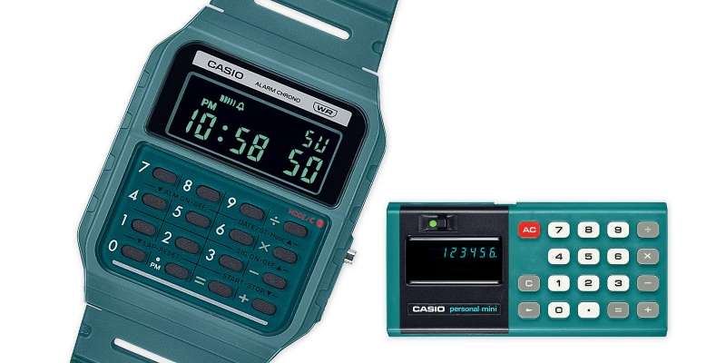 Представлены Casio CA53 — ретро-часы с калькулятором