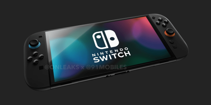 В Сети появились качественные рендеры Nintendo Switch 2 с огромным экраном